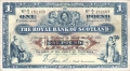 Royal Bank Of Scotland To 1967 1 Pound,  1. 12.1938